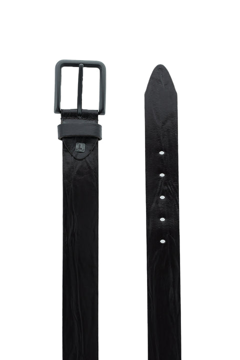 Coffee Sport Leather Belt
