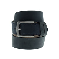 Navy Blue Sport Leather Belt