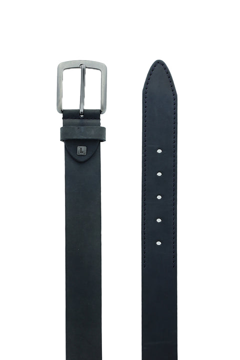 Navy Blue Sport Leather Belt