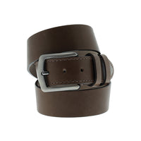 Coffee Sport Leather Belt