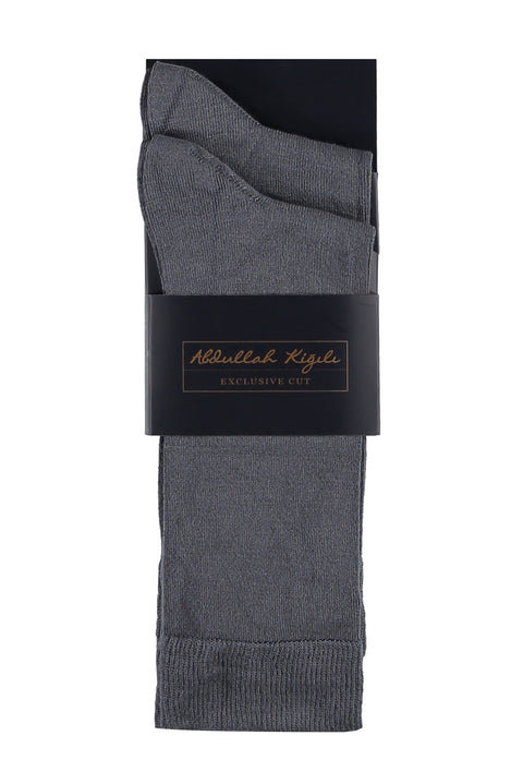 Smoke Grey 2-Piece Bamboo Sock Set