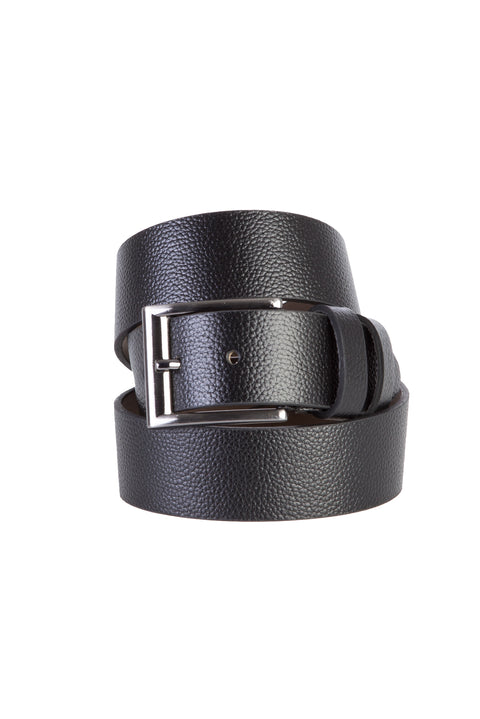 Black Sport Leather Belt