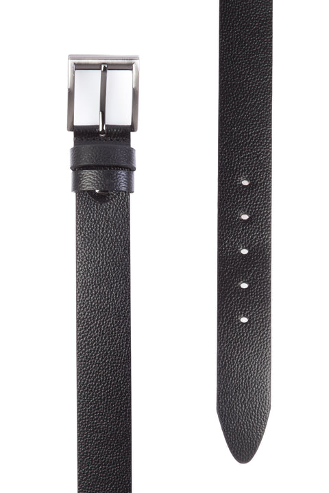 Black Sport Leather Belt