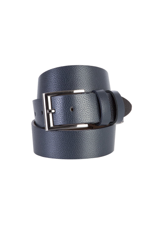 Navy Blue Sport Leather Belt