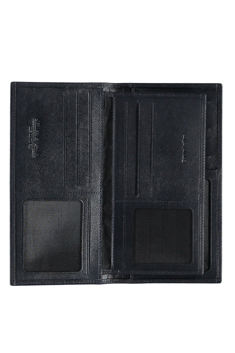 Navy Leather Wallet