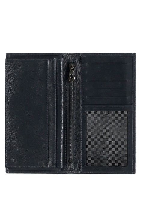 Navy Leather Wallet