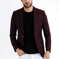 Bordo 6 Drop Regular Fit Standart Kesim Bambu Ceket
