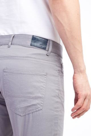  Açık Gri 6 Drop Regular Fit Standart Kesim Likralı Kanvas / Chino Pantolon
