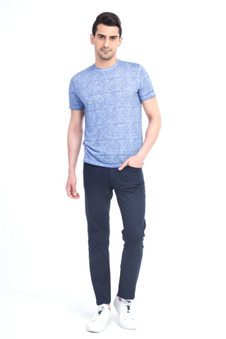  Lacivert 4 Drop Relaxed Fit Rahat Kesim Likralı Kanvas / Chino Pantolon