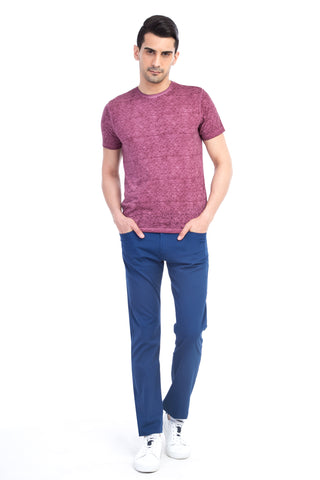  Açık Mavi 6 Drop Regular Fit Standart Kesim Likralı Kanvas / Chino Pantolon