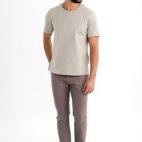 Mink Regular Fit Standard Cut Lycra Canvas / Chino Pants