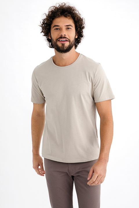 Mink Relaxed Fit Stretch Canvas / Chino Trousers