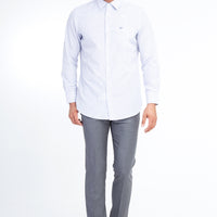 Orta Füme 6 Drop Regular Fit Standart Kesim Yünlü Klasik Kumaş Pantolon
