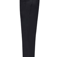 Navy Blue 7 Drop Slim Fit Narrow Cut Classic Wool Fabric Trousers