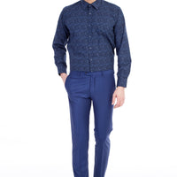 Kum 7 Drop Slim Fit Dar Kesim Yünlü Klasik Kumaş Pantolon