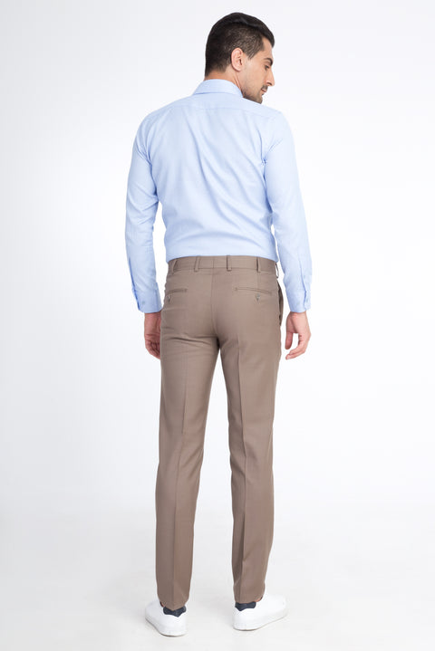 Toprak 7 Drop Slim Fit Narrow Cut Classic Wool Fabric Trousers