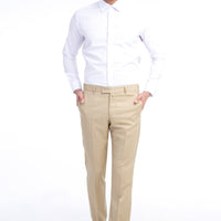 Kum 6 Drop Regular Fit Standard Cut Classic Fabric Wool Trousers