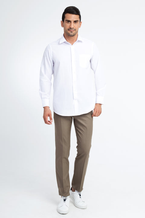 Toprak 6 Drop Regular Fit Standard Cut Classic Fabric Wool Trousers