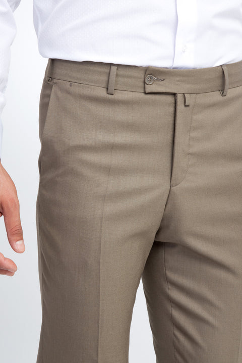 Toprak 6 Drop Regular Fit Standard Cut Classic Fabric Wool Trousers
