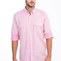 Red KZ PAM SANTUK KSGZ Cotton Shirt