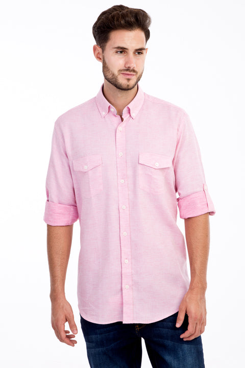 Red KZ PAM SANTUK KSGZ Cotton Shirt