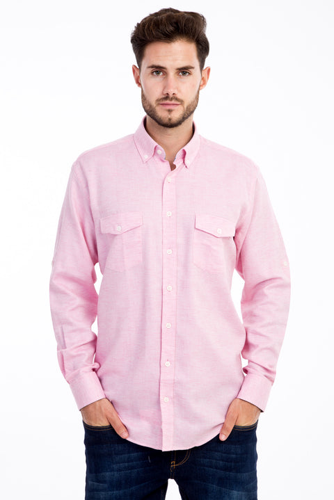Red KZ PAM SANTUK KSGZ Cotton Shirt