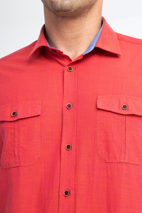 Red Kz Santuk Tas Kk Shirt