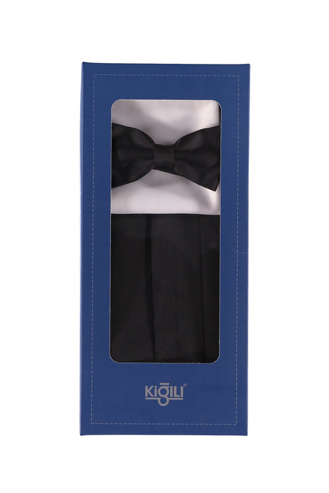 Black Bow Tie Suit