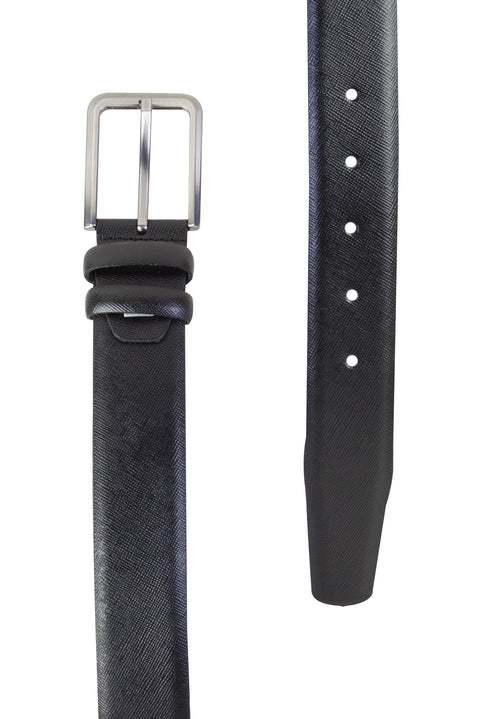 Black Patterned Belt