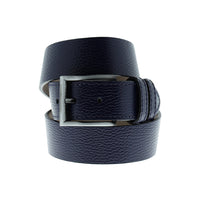 Navy Blue Sporty Patterned Belt
