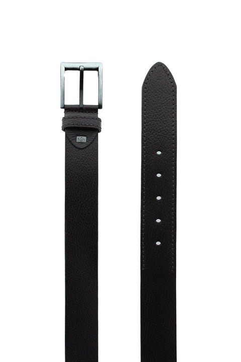 Coffee Sport Patterned Belt