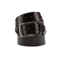 Coffee Sport Patterned Belt