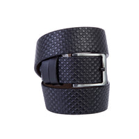 Black Patterned Sports Belt