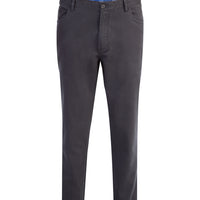 Khaki Relaxed Fit Stretch Canvas / Chino Trousers
