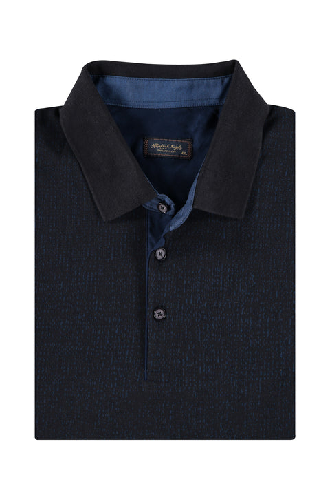 Blue Plus Size Polo Shirt
