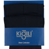 Navy Blue 2-Pack Plain Supreme Boxer Shorts Set