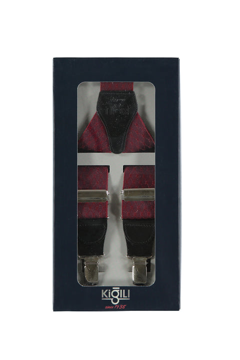 Red Patterned Trouser Hangers