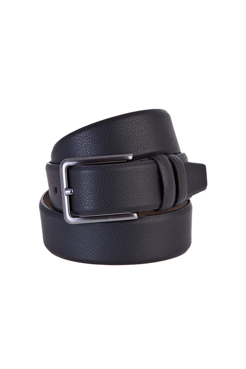Black Plain Classic Belt