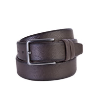 Kahve Polo Düz Klasık Derı Kemr