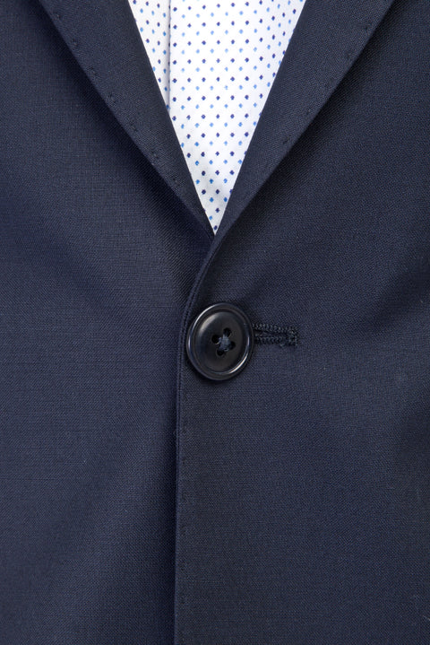 Navy Blue 7 Drop Super Slim Fit Extra Narrow Cut Wool Suit