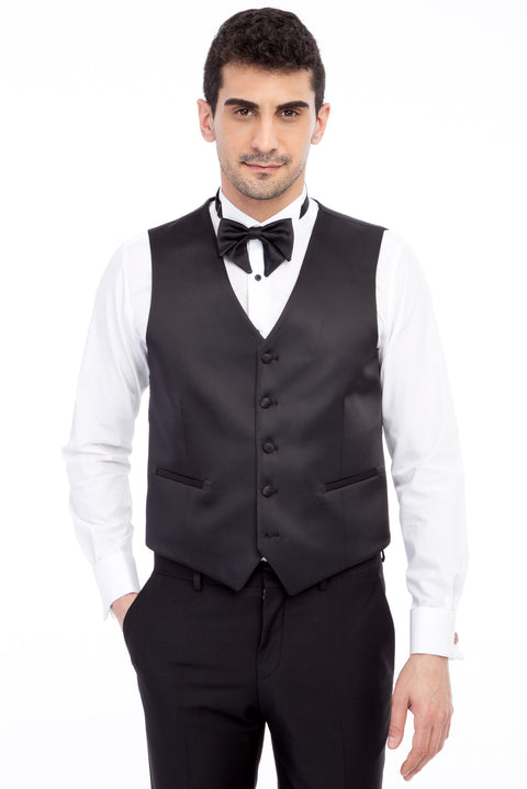Burgundy 7 Drop Slim Fit Tuxedo & Groom Suit