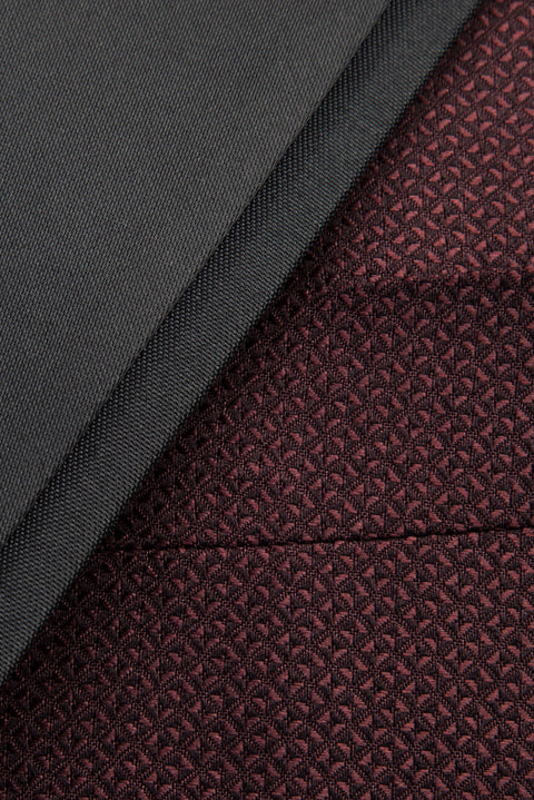 Burgundy 6 Drop Regular Fit Standard Cut Tuxedo & Groom Suit