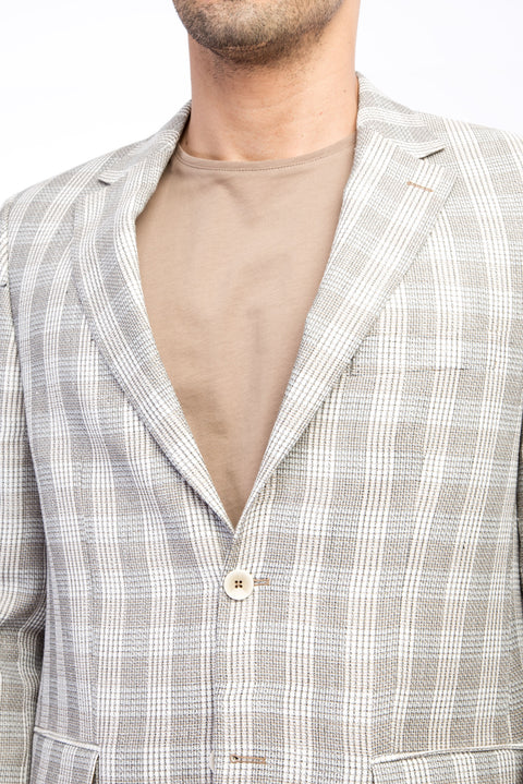 Toprak 4 Drop Relaxed Fit Plaid Jacket