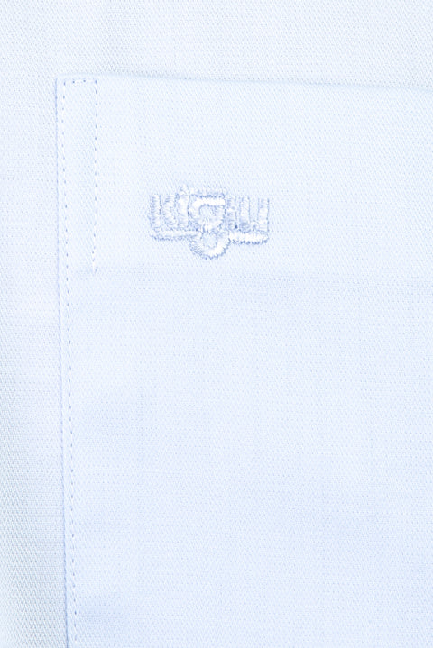 Light Blue Long Sleeve Non-Iron Satin Classic Shirt