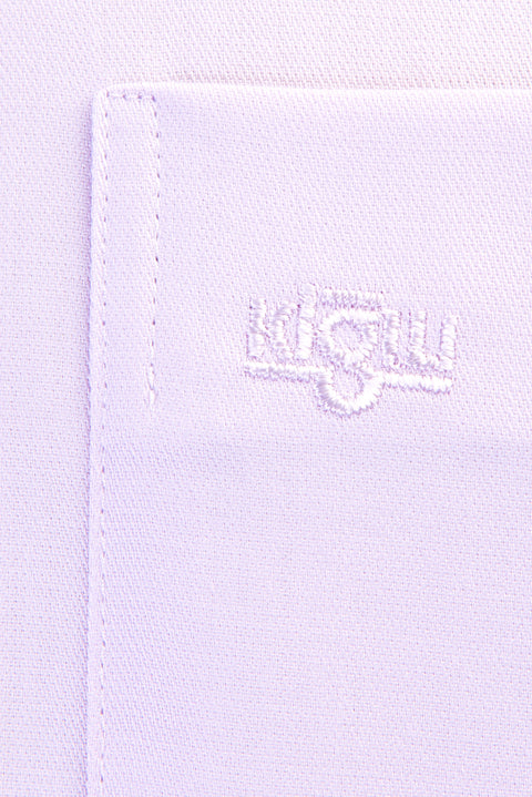 Lilac Long Sleeve Non-Iron Satin Classic Shirt