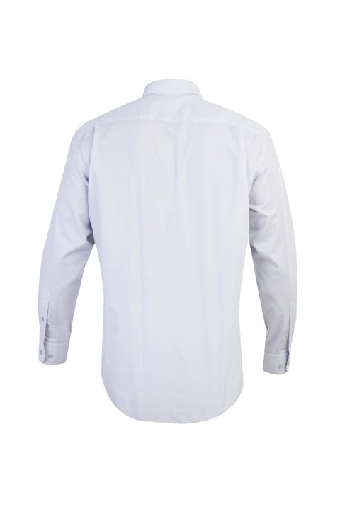 Light Grey Long-Sleeve Classic Shirt