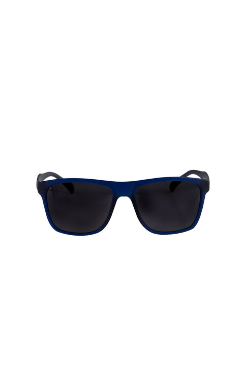 Blue UV-Protected Bone-Framed Sunglasses