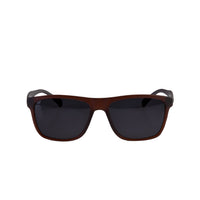 Coffee-colored UV-protected bone-framed sunglasses