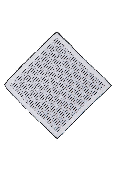 Black Patterned Handkerchief