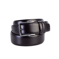 Black Classic Leather Belt